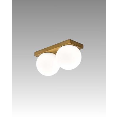 PLAFONIERA IN METALLO COL.OTTONE BRUNITO